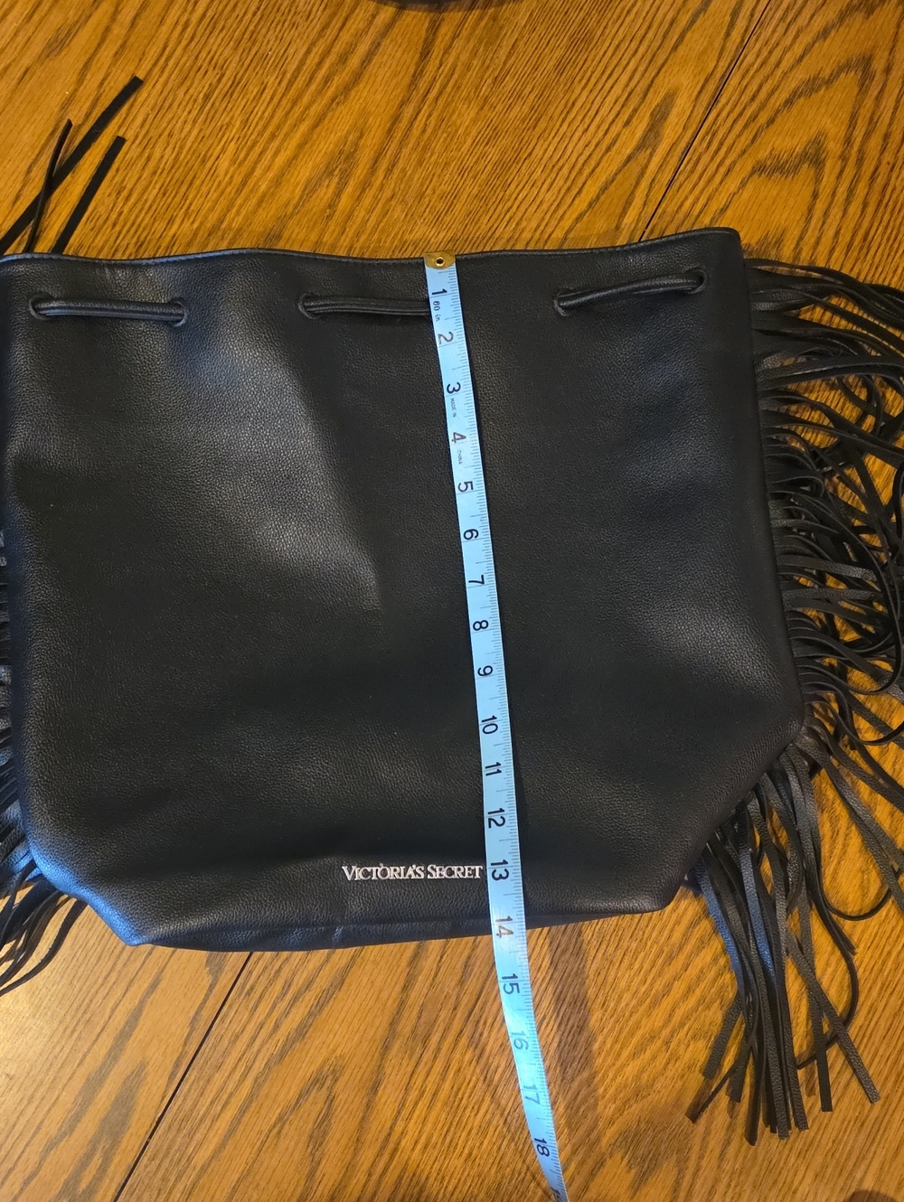Victoria's Secret Fringe Drawstring Backpack - Picture 11 of 11